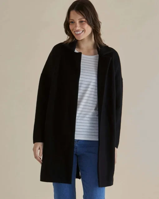 Betty Basics Bristol Coatigan in Black