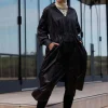 Brave + True Cloudy Day Raincoat in Black