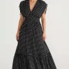 Brave + True Ellody Dress in Black Polka Dot