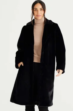 Brave + True Soho Long Coat in Black