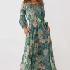 Caju Dress in Jungle Floral