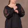 Eb & Ive Bantu Top in Ebony