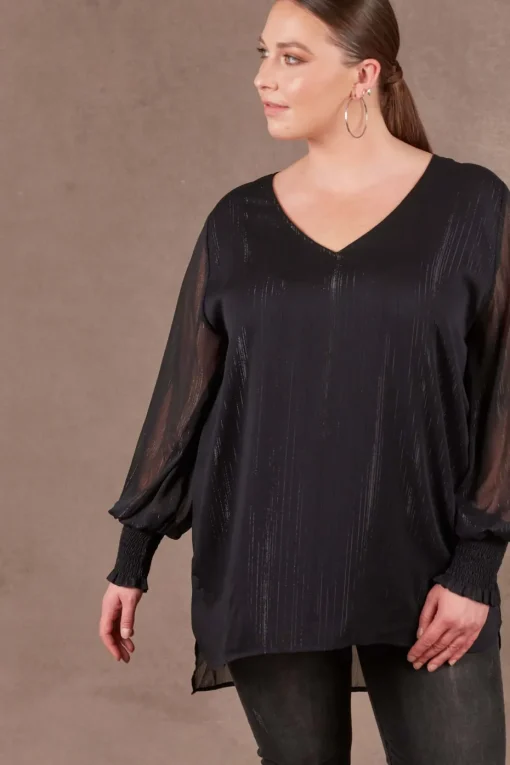 Eb & Ive Bantu Top in Ebony
