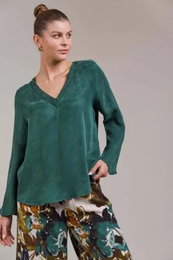 Eb & Ive Eden Top in Aventurine
