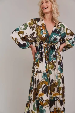 Eb & Ive Elsie Maxi Dress in Botanical Tusk