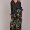 Eb & Ive Elsie Pant in Botanical Black
