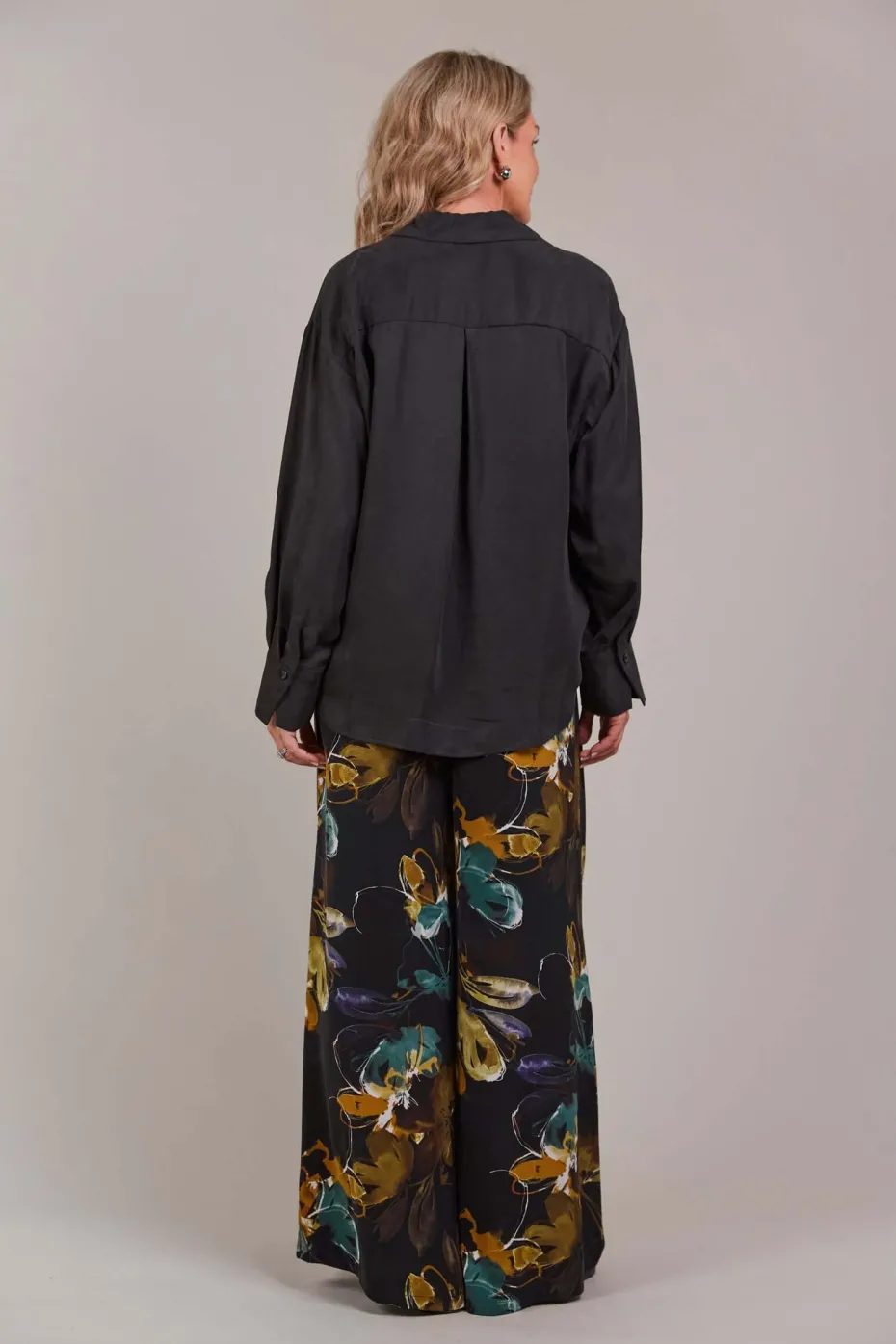 Eb & Ive Elsie Pant in Botanical Black
