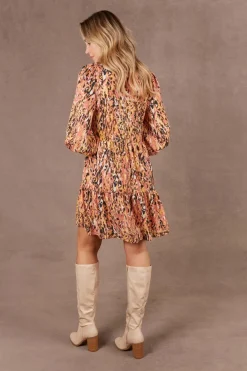 Eb & Ive Mayan Dress in Ochre