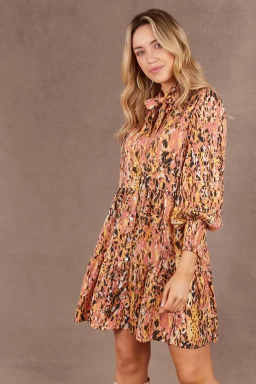 Eb & Ive Mayan Dress in Ochre