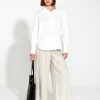 Fate & Becker Landline Oversized Shirt in White