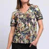 Foil All The Trimmings Top in Jungle Fever