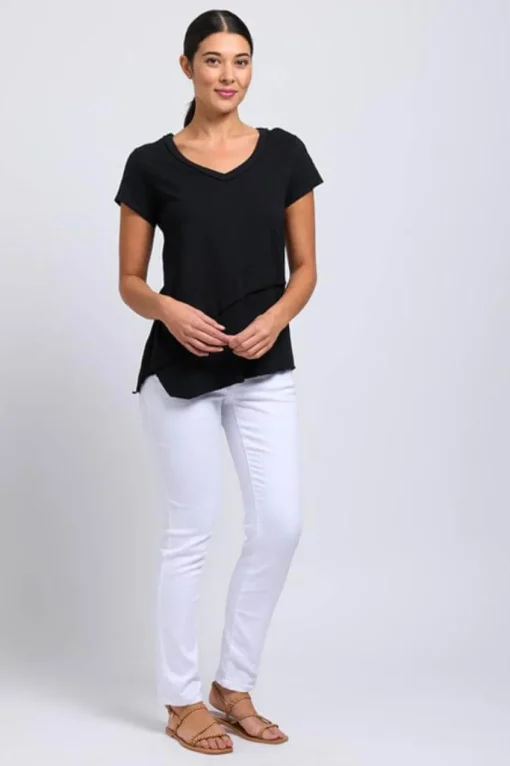 Foil Best Angle Tee in Black