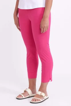 Foil Fuss Free Capri in Pink Flash
