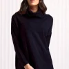 Foil Love Your Moves Sweater in Future Dusk Navy