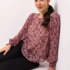 Foil Pleats To Meet You Blouse in Enchanting