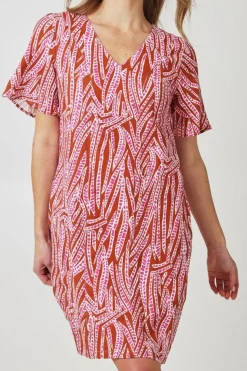 Foil Runaway Dress in Congo