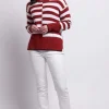 Foil Slide Show Sweater in Auburn Rice