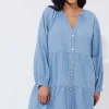 Haven Austin Denim Dress in Blue Denim