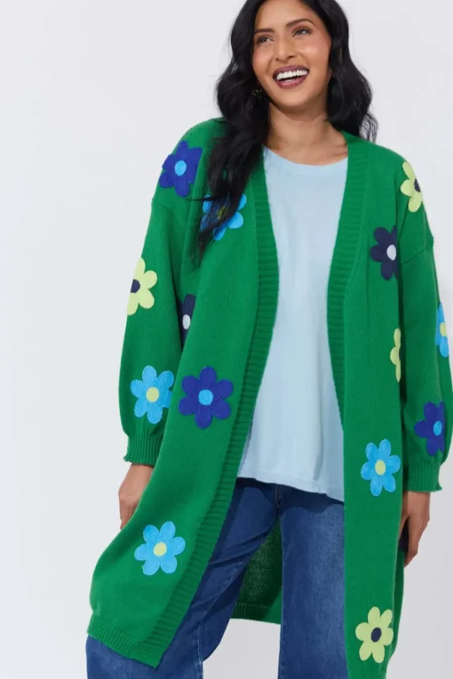 Haven Delphi Cardigan in Blue Oasis