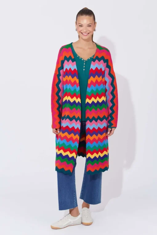 Haven Marrakesh Cardigan in Rainbow