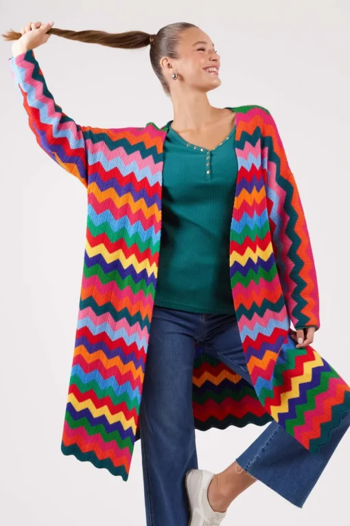 Haven Marrakesh Cardigan in Rainbow