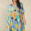 Haven Palermo Relaxed Dress in Solare