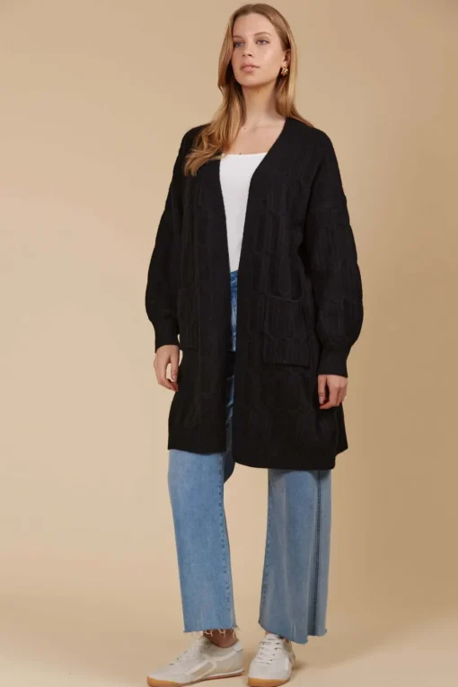 Isle of Mine Hera Cardigan in Onyx