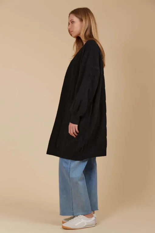 Isle of Mine Hera Cardigan in Onyx
