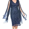 Jesse Harper Cascade Dress in Midnight JH0350