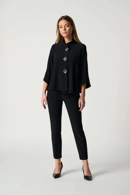 Joseph Ribkoff Classic Cropped Pant in Black 181089