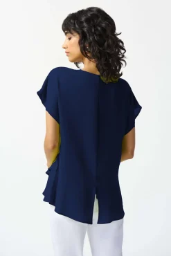 Joseph Ribkoff Fit & Flare Top in Midnight 242027