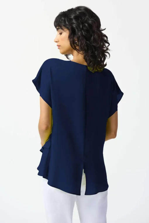 Joseph Ribkoff Fit & Flare Top in Midnight 242027