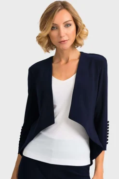 Joseph Ribkoff Tux Overpiece Jacket in Midnight 161140