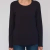 Jump Double Fronted Top in Navy