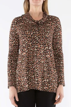 Jump Leopard Tee in Toffee