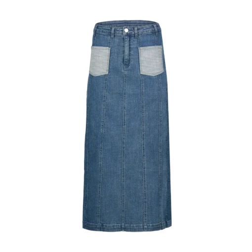 Knewe Cooper Skirt in Blue Wash