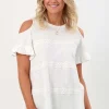 Knewe Spin Tee in Chalk