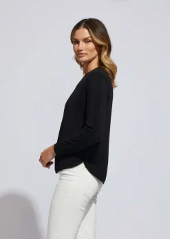 LD & Co Textured Knit in Black