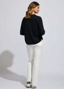 LD & Co Textured Knit in Black