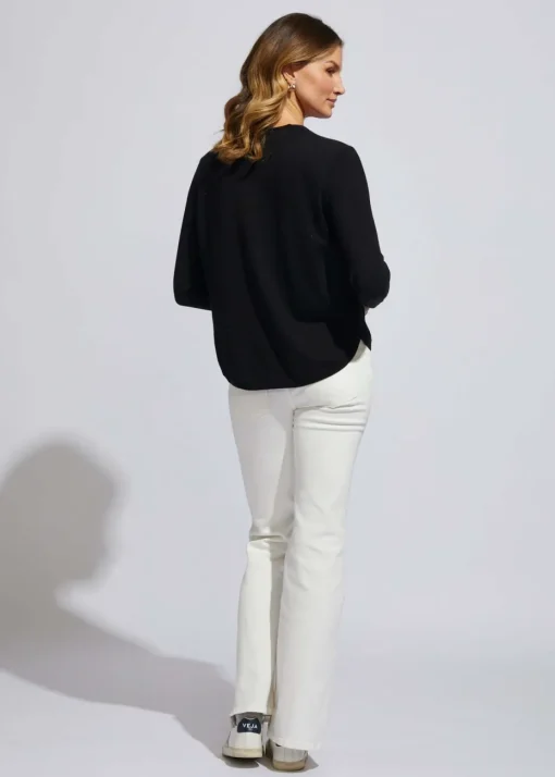 LD & Co Textured Knit in Black