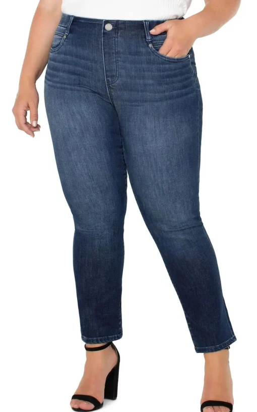 Liverpool Gia Glider Slim 29" Jean in Warner Lake