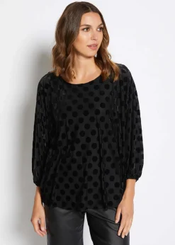 Philosophy AUDREY Billow Tunic in Black Spot