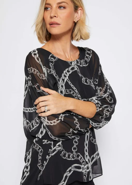 Philosophy JULES Billow Tunic in Necklace