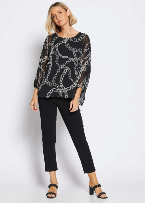 Philosophy JULES Billow Tunic in Necklace