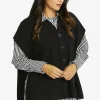 Ping Pong Caterina Vest in Black