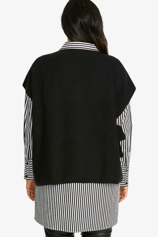 Ping Pong Caterina Vest in Black