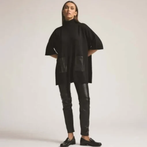 Raw by Raw Evelyn Cape in Jet Black