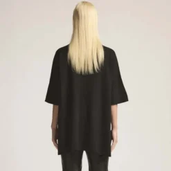 Raw by Raw Evelyn Cape in Jet Black