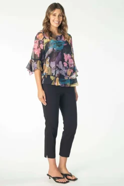 Renoma Chiffon Top in Brights