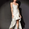 Romance Rose Frill Maxi in Cream